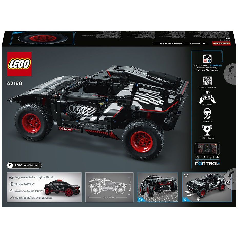 Конструктор LEGO Technic Audi RS Q e-tron, 914 деталей (42160) - фото 2