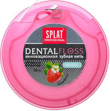 Об'ємна зубна нитка Splat DentalFloss, з ароматом полуниці, 30 м - фото 2
