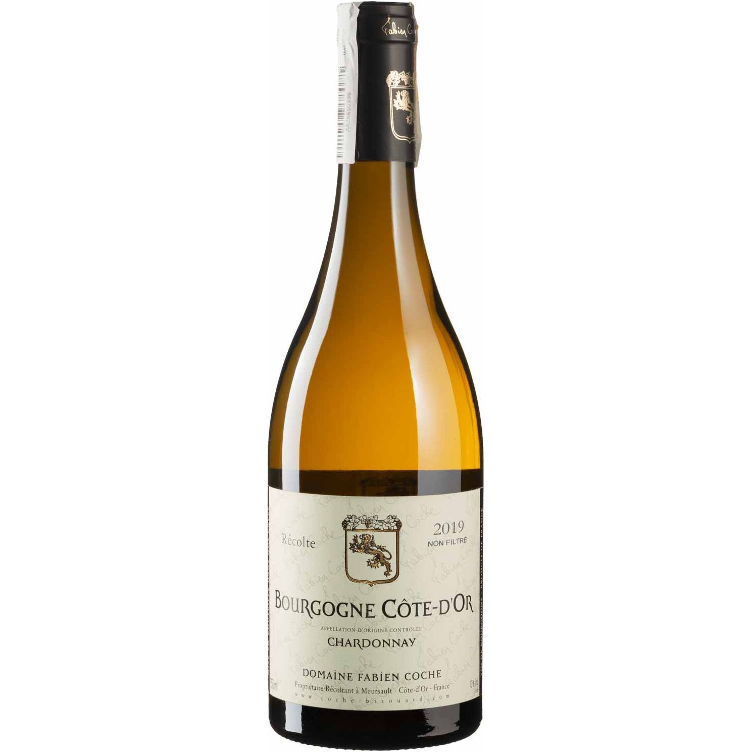 Вино Domaine Fabien Coche Bourgogne Chardonnay 2020, белое, сухое, 0,75 л - фото 1