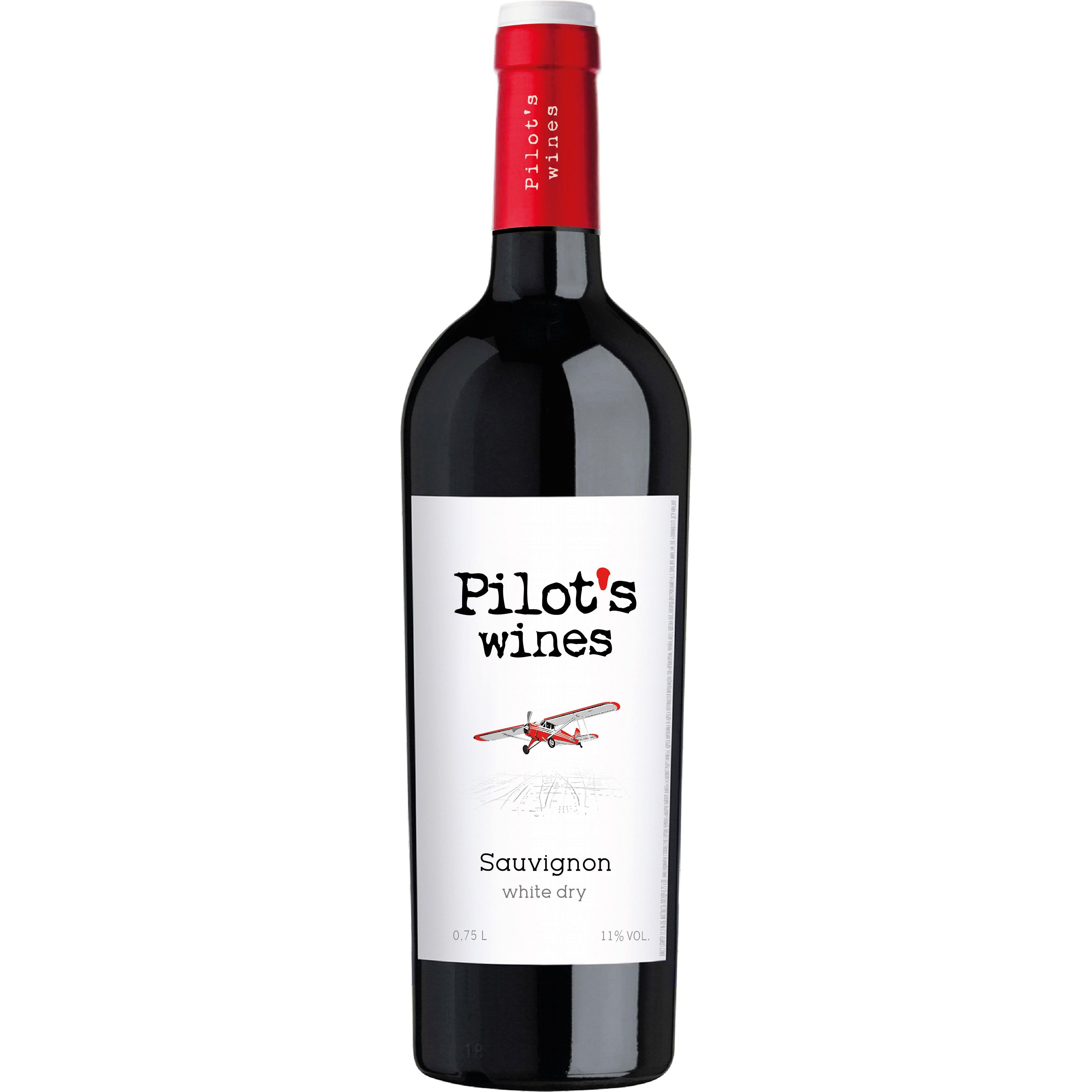 Вино Pilot’s Wines Sauvignon біле сухе 0.75 л - фото 1