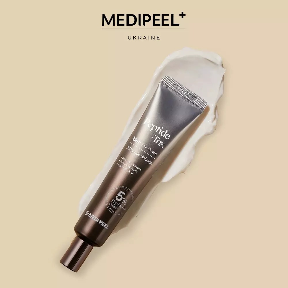 Лифтинг крем для кожи вокруг глаз Medi-Peel Peptide-Tox Bor Eye Cream с пептидным комплексом 40 мл - фото 4