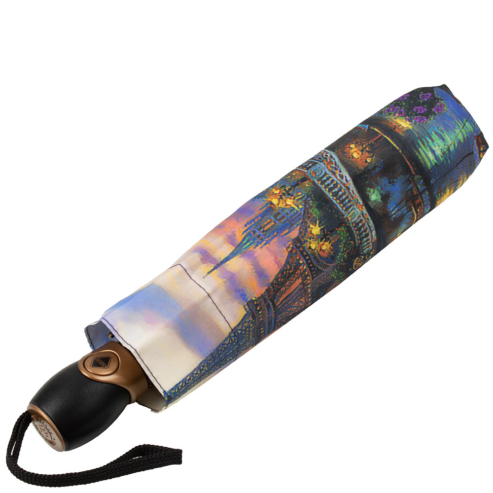 Женский складной зонтик полный автомат Lamberti 104 см разноцветный - фото 4