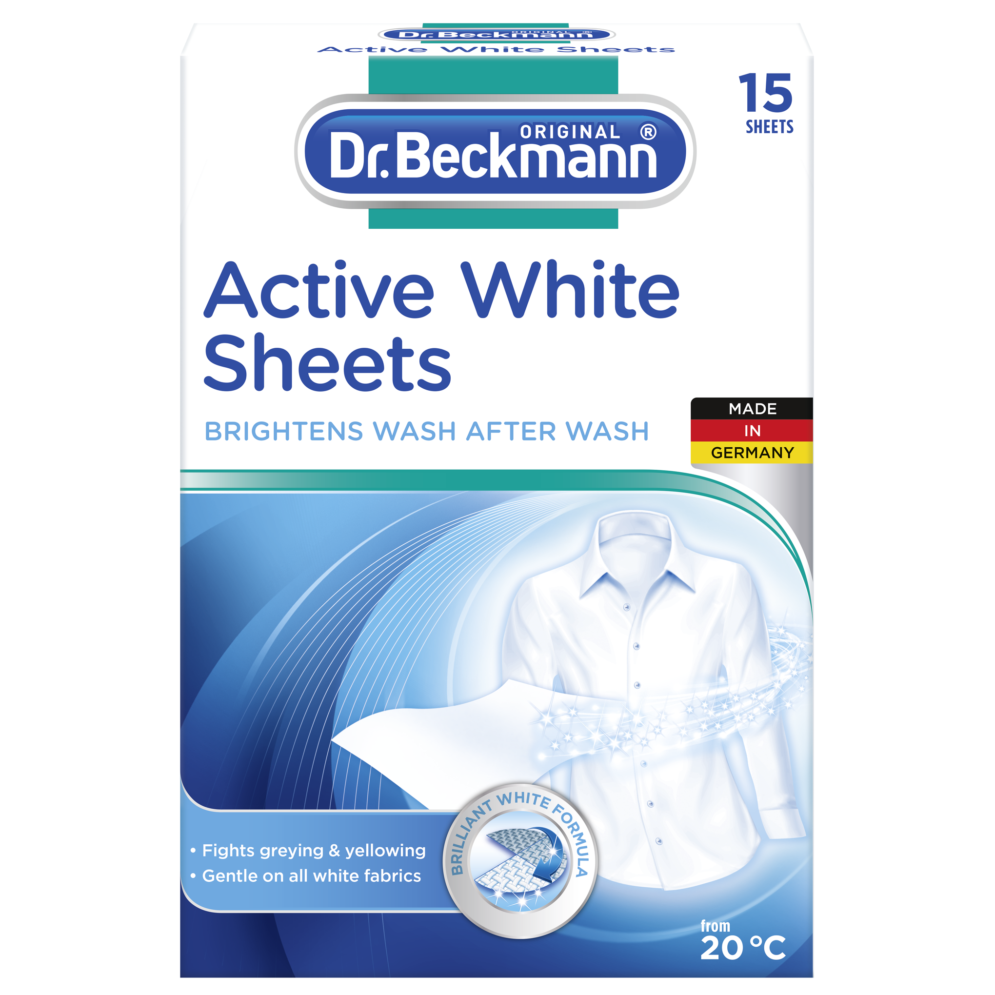 Салфетки Dr. Beckmann для восстановления белого цвета, 15 шт. - фото 1