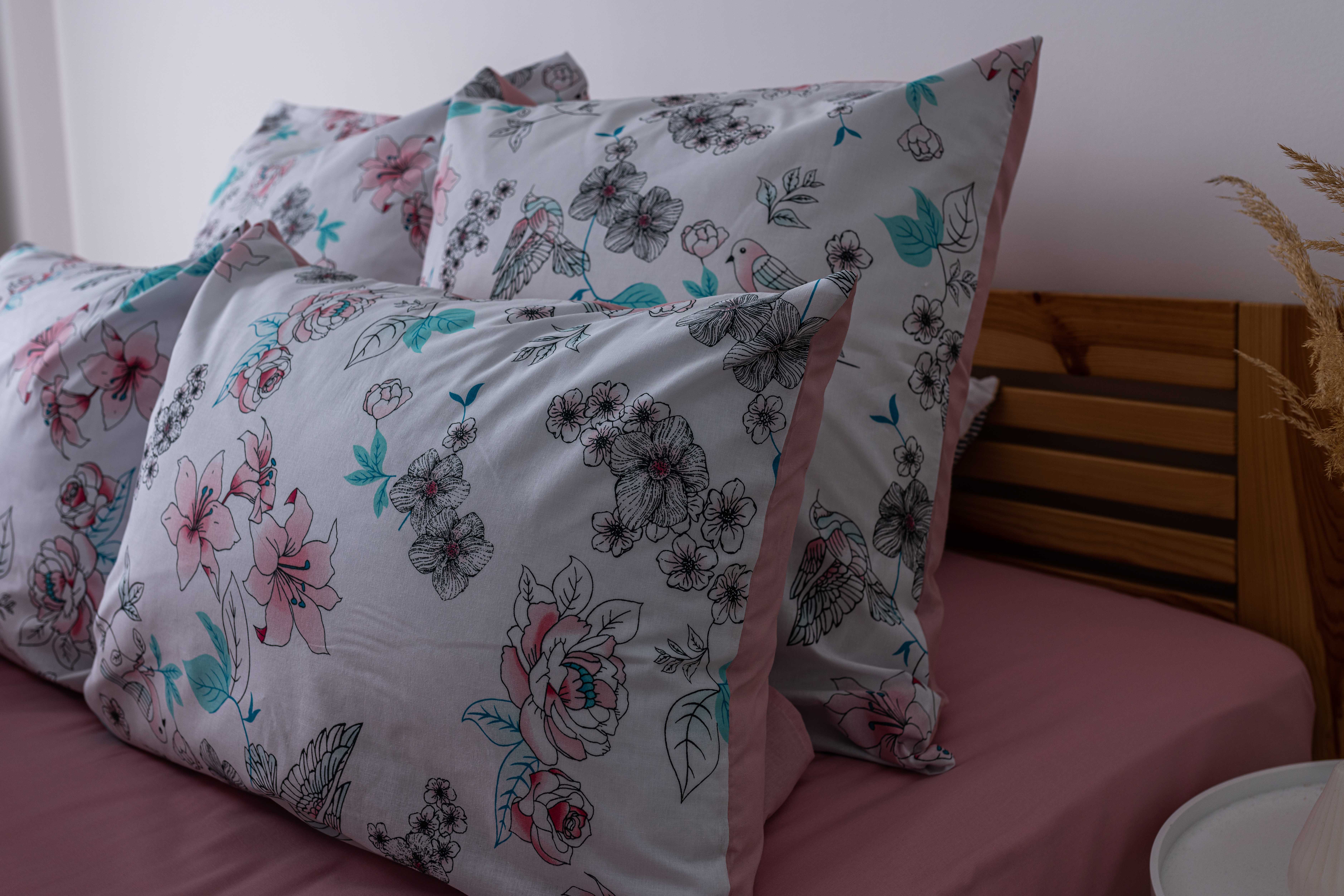Комплект постельного белья ТЕП Soft dreams English Flower двуспальный белый с розовым (2-03858_25905) - фото 6
