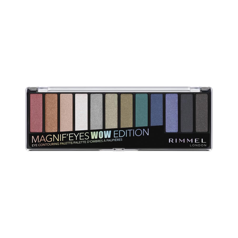 Палетка тіней для повік Rimmel Magnif'eyes Eye Countouring Palette, відтінок 006 (Wow), 14,16 г (8000018644611) - фото 1