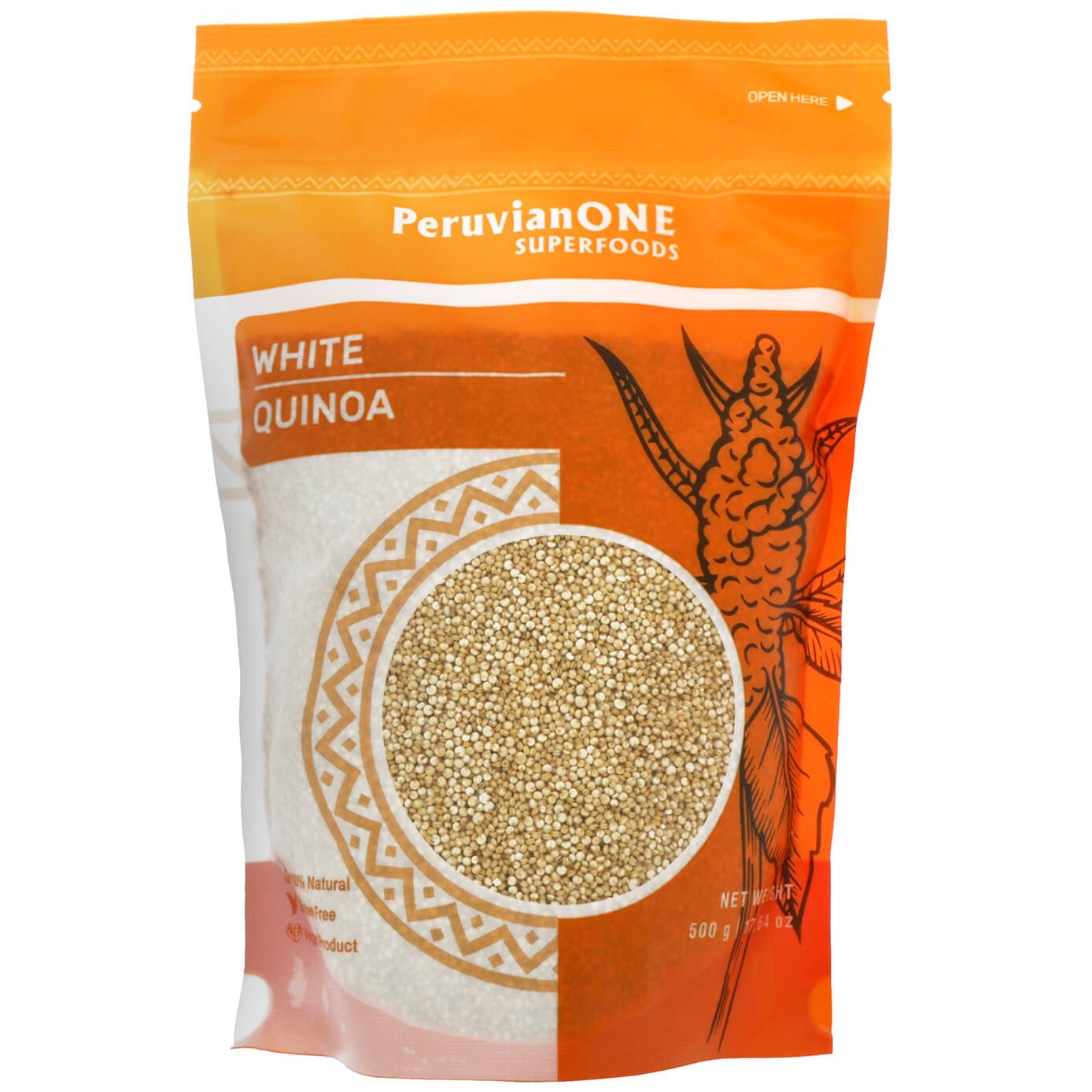 Киноа PeruvianONE Superfoods White Quinoa 500 г (769060) - фото 1