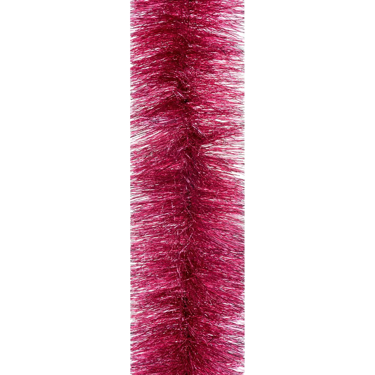 Мішура Novogod'ko 10 см 3 м рожеві перлини (980332) - фото 1