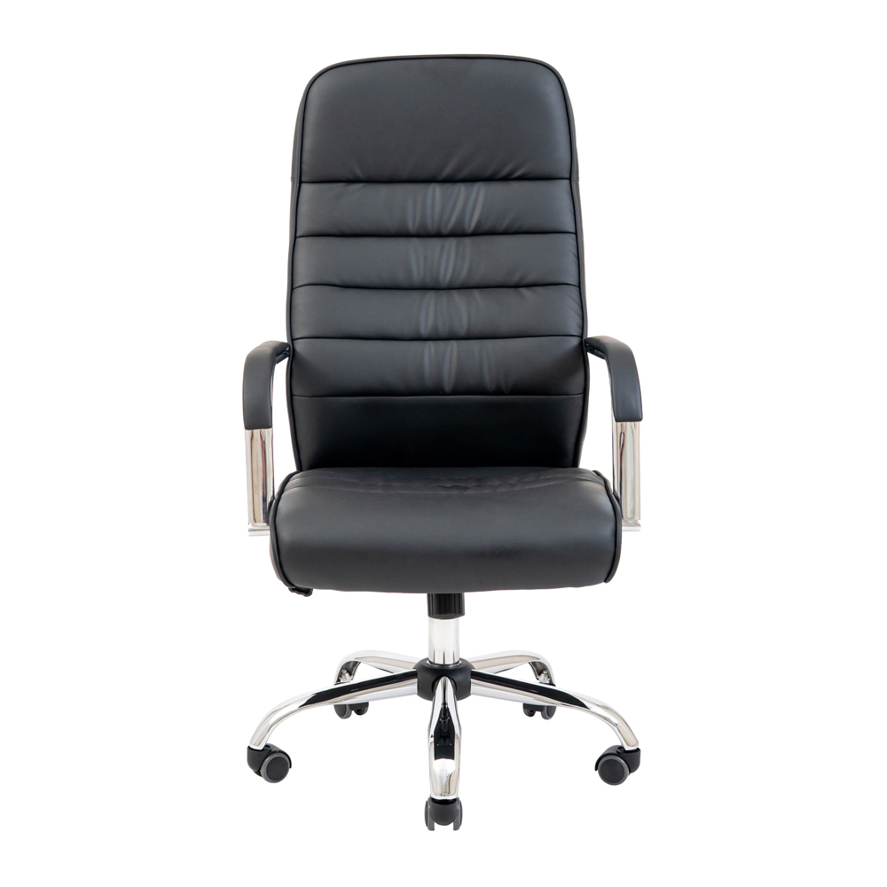 Кресло офисное Richman Лион Хром M-1 Tilt черный (RCM-1058) - фото 2