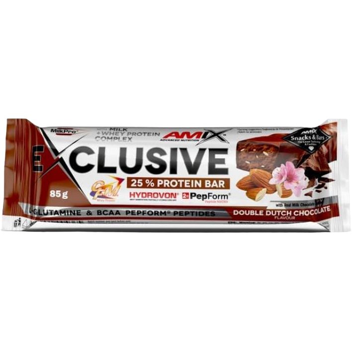 Батончик Amix Exclusive Protein Bar двойной голландский шоколад 40 г - фото 1