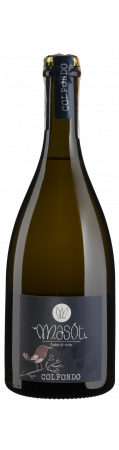 Игристое вино Masot Colfondo, белое, нон-дозаж, 11%, 0,75 л - фото 1