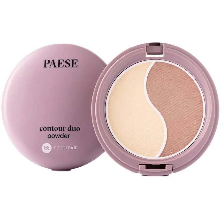 Пудра і бронзатор Paese Nanorevit Contour Duo Bronzer + Powder, 4,5 г - фото 1