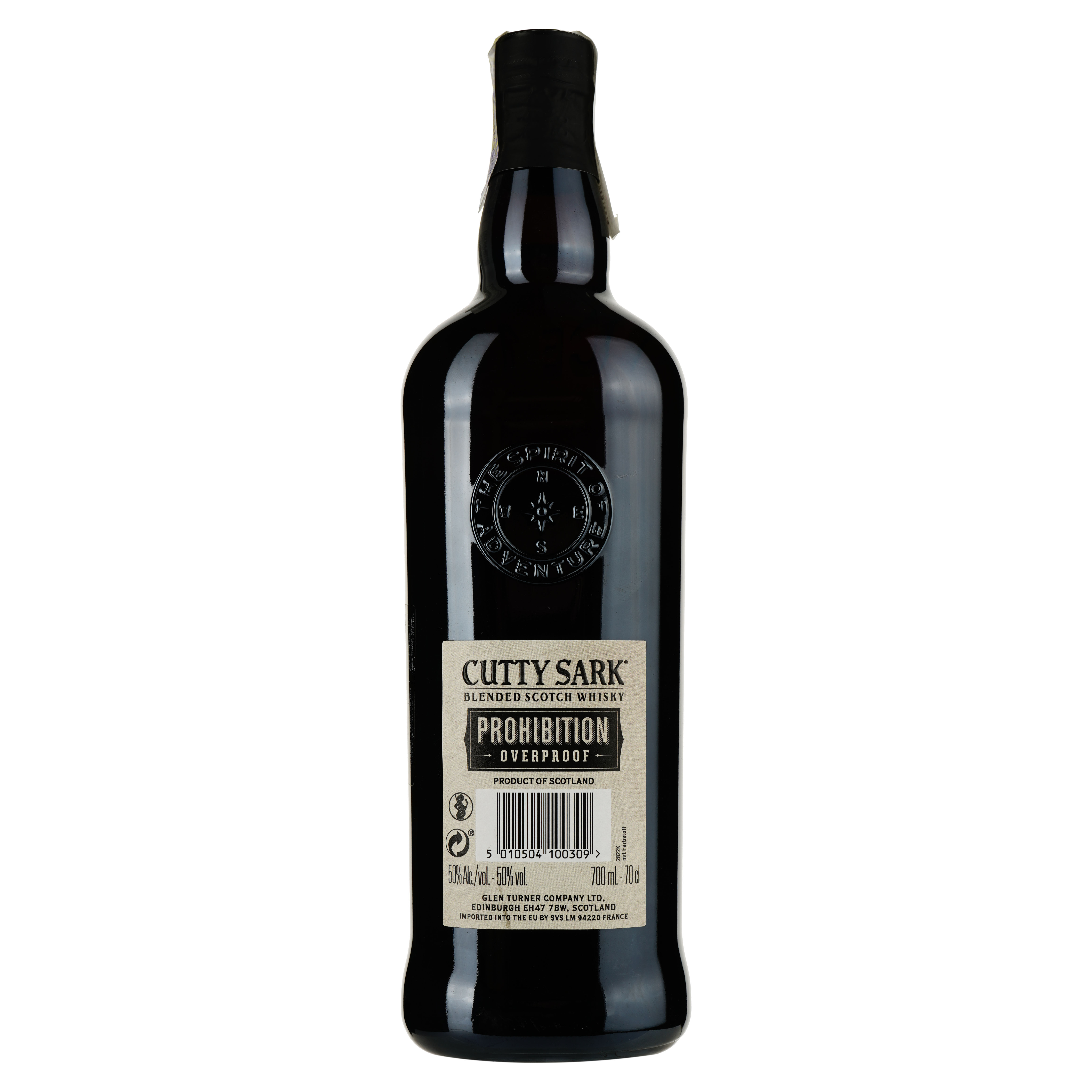 Віскі Cutty Sark Prohibition Blended Scotch Whisky 50% 0.7 л - фото 2