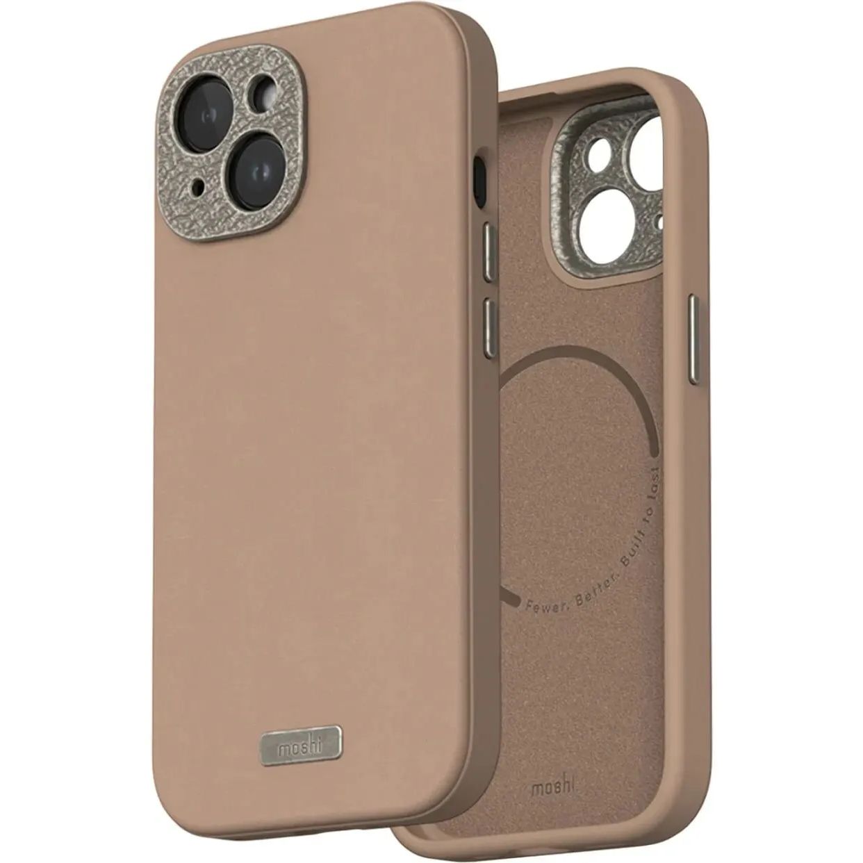 Чехол-накладка Moshi Napa Slim Hardshell Case Woodsmoke Brown для iPhone 15 - фото 1