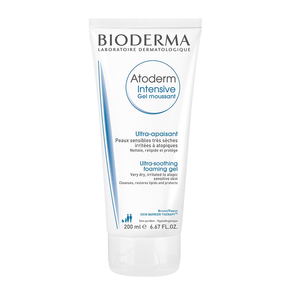 Photos - Facial / Body Cleansing Product Bioderma Гель очищающий  Atoderm Інтенсив, 200 мл 