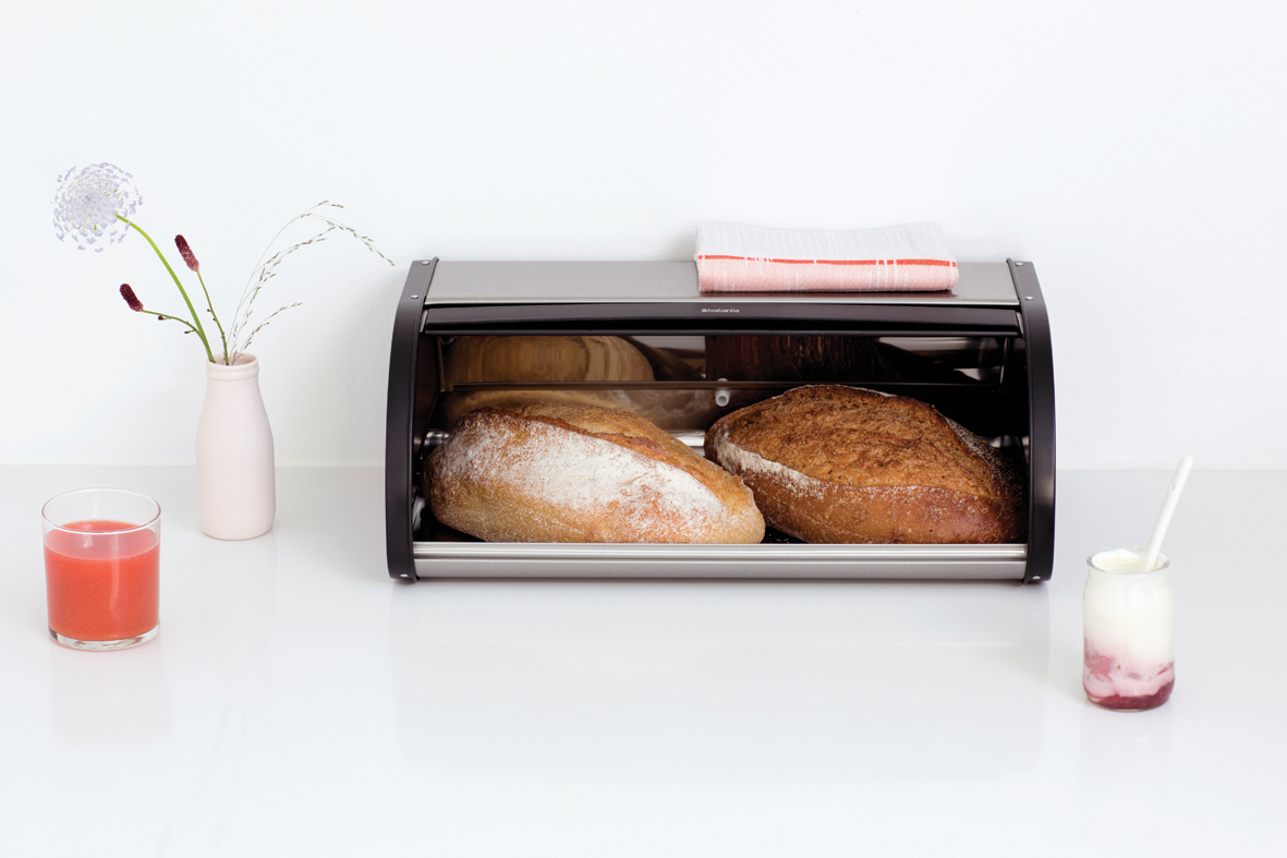 Хлебница Brabantia Roll Top Bread Bin, 44,5x26,2х17,3 см, серебристый (299445) - фото 5