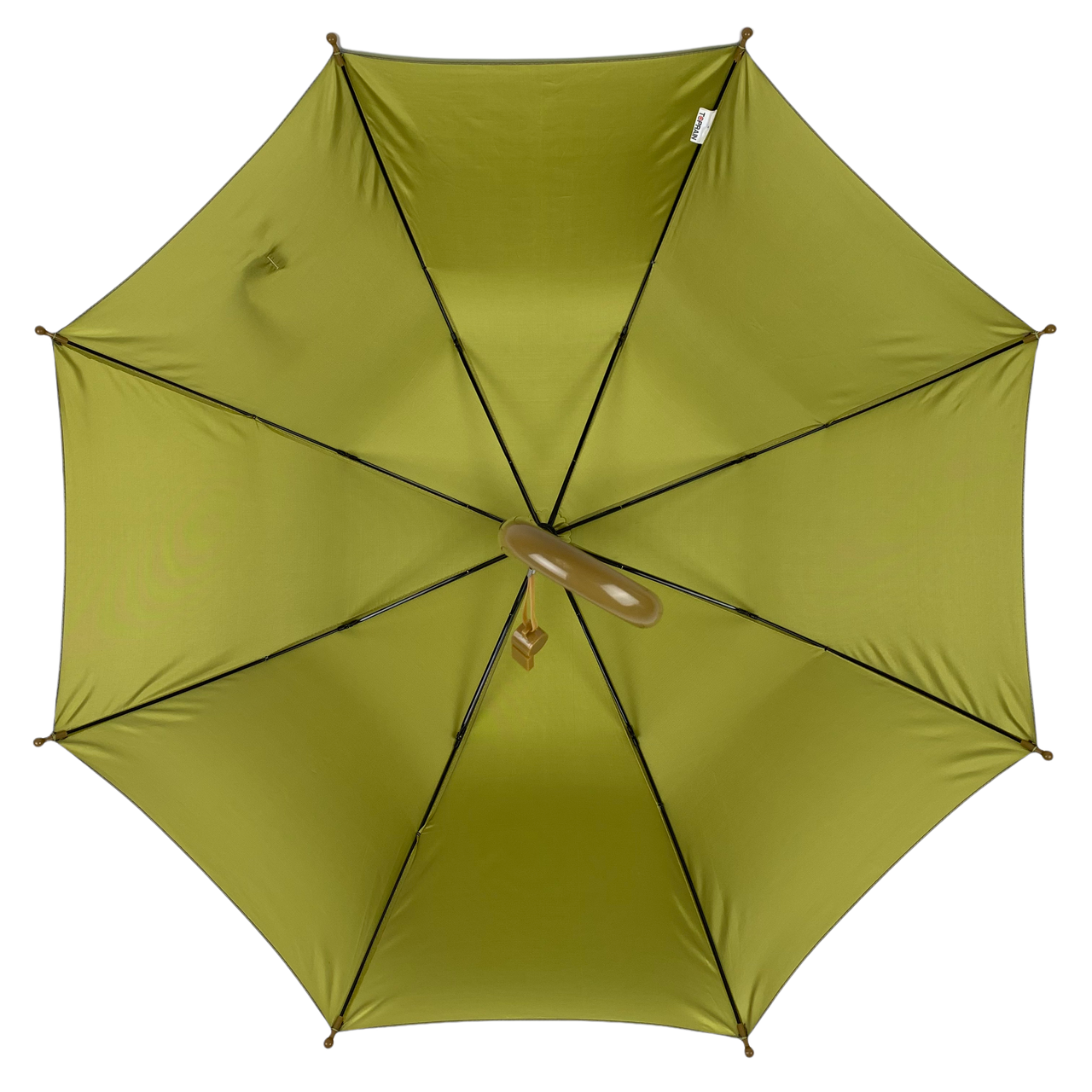 Дитяча парасолька-палиця напівавтомат Toprain 85 см оливкова - фото 3