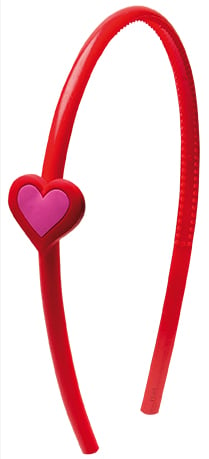 Обруч для волосся Titania Серце, пластмасовий, червоний, 1 шт. (8502 KIDS) - фото 1