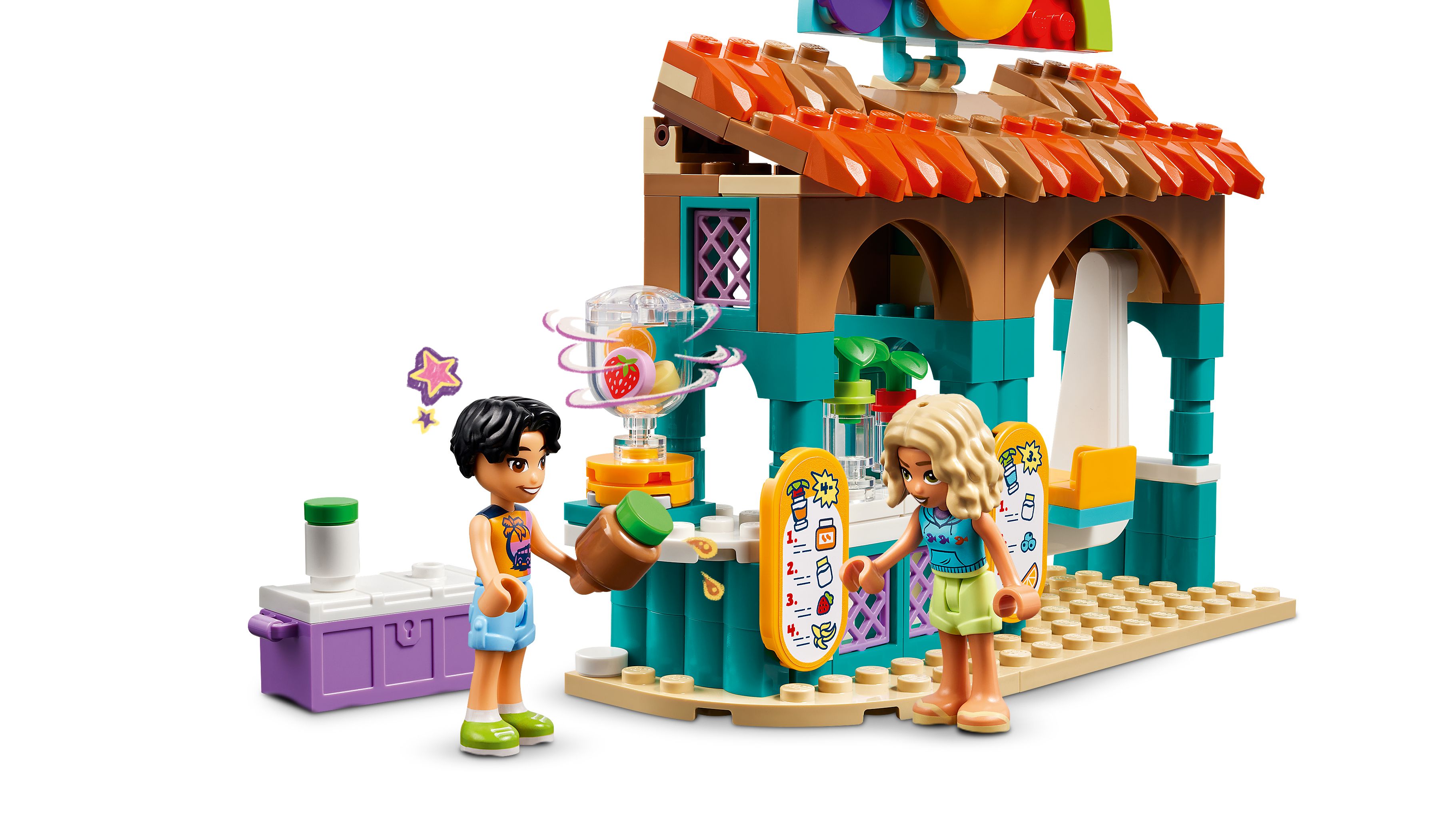 Конструктор LEGO Friends Пляжна крамничка смузі 213 деталей (42625) - фото 4