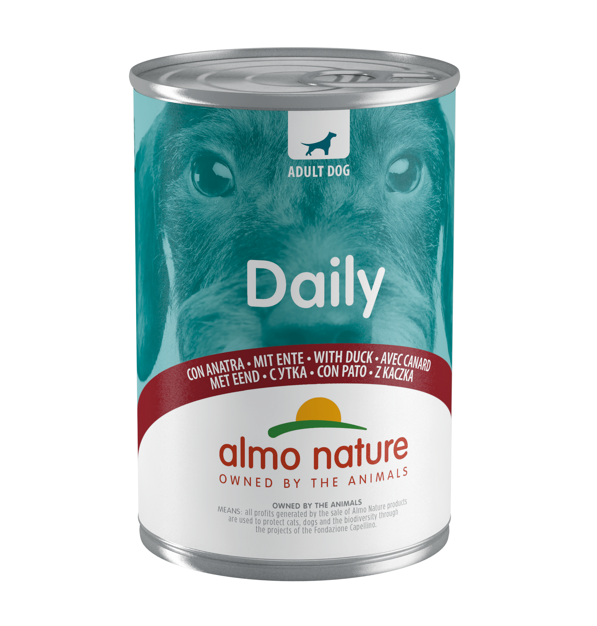 Влажный корм для собак Almo Nature Daily Menu Dog, утка, 400 г (174) - фото 1