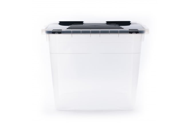Ящик пластиковий з кришкою Heidrun One, 72 л, 58х36,5х47,5 см (658) - фото 4