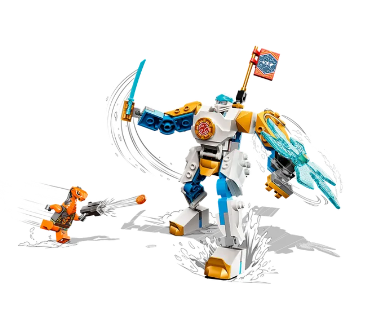 Конструктор LEGO Ninjago Могутній робот ЕВО Зейна, 95 деталей (71761) - фото 4