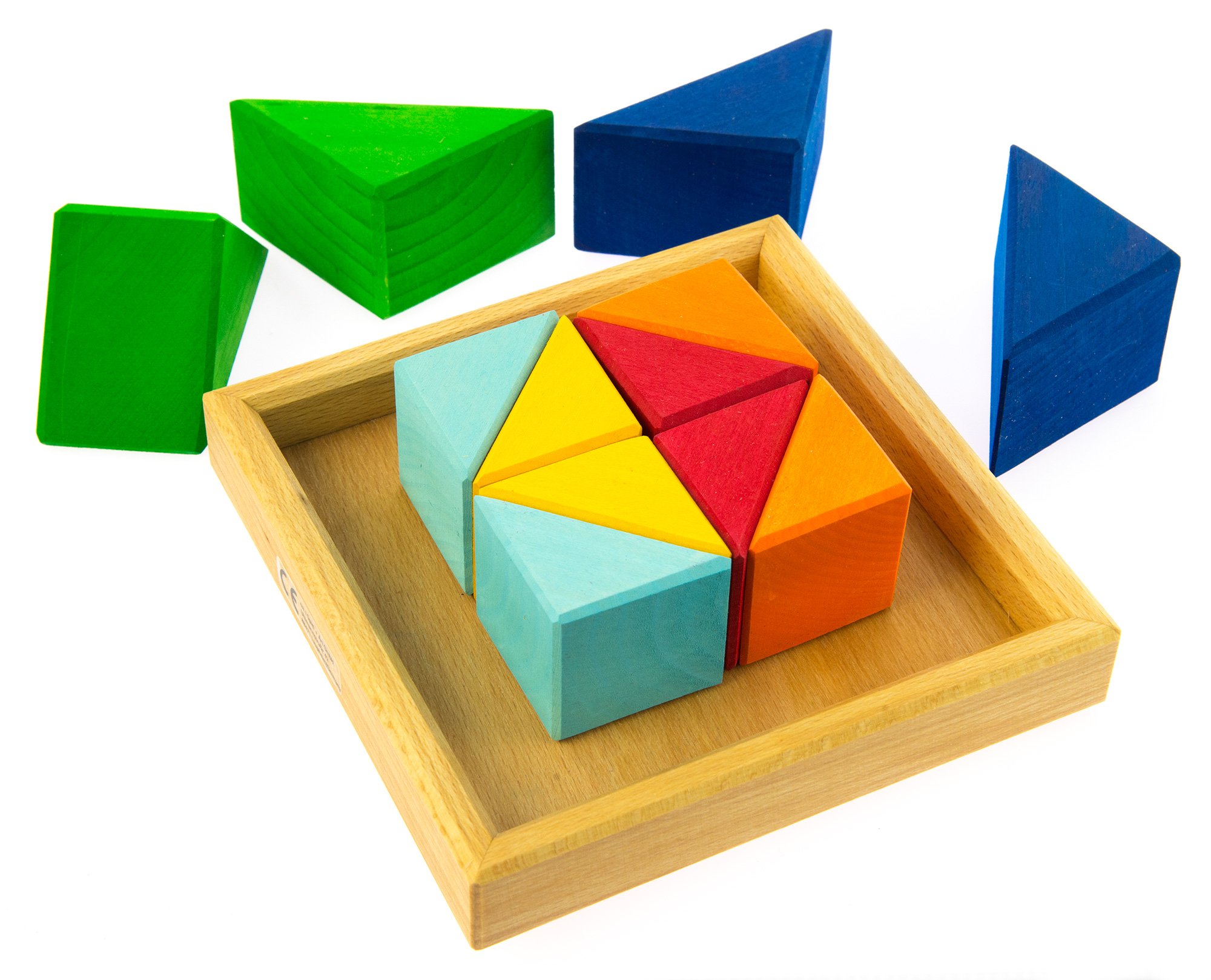 Конструктор Nic Разноцветный треугольник (NIC523345) - фото 4