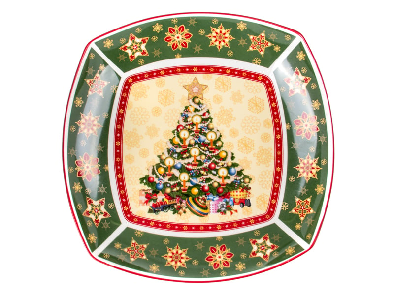 Салатник Lefard Christmas Collection порцеляна 33х5 см (986-119) - фото 1