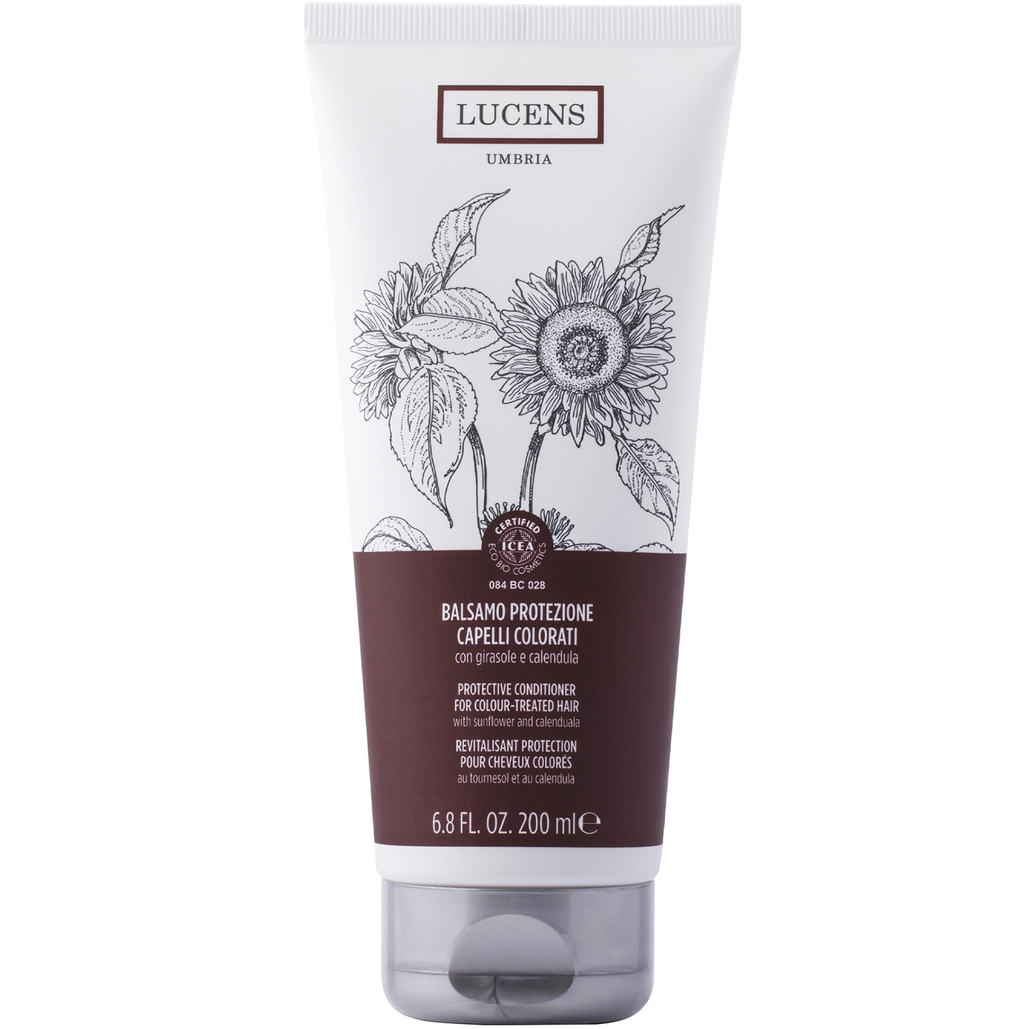 Кондиціонер Lucens Organic Haircare для захисту кольору волосся, 200 мл (110428) - фото 1