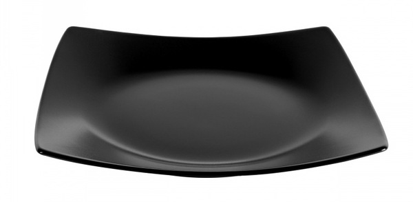 Тарілка десертна Ipec London, чорний, 21х21 см (6443052) - фото 1
