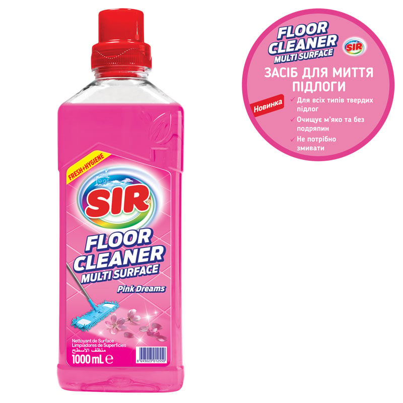 Средство для мытья пола Sir Розовые мечты, 1 л (152.SR.016.12) - фото 2