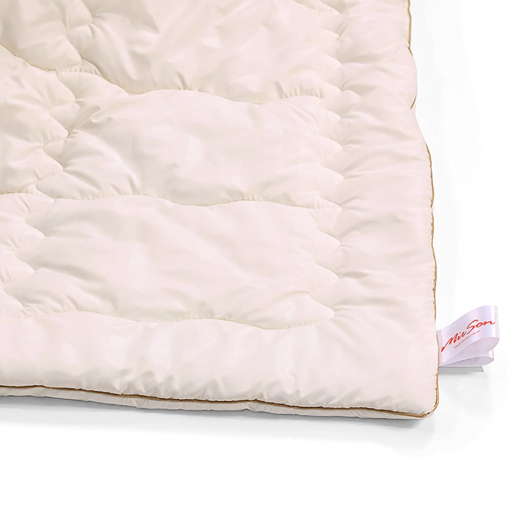 Одеяло шерстяное MirSon Gold Silk Hand Made №168, демисезонное, 155x215 см, белое - фото 8