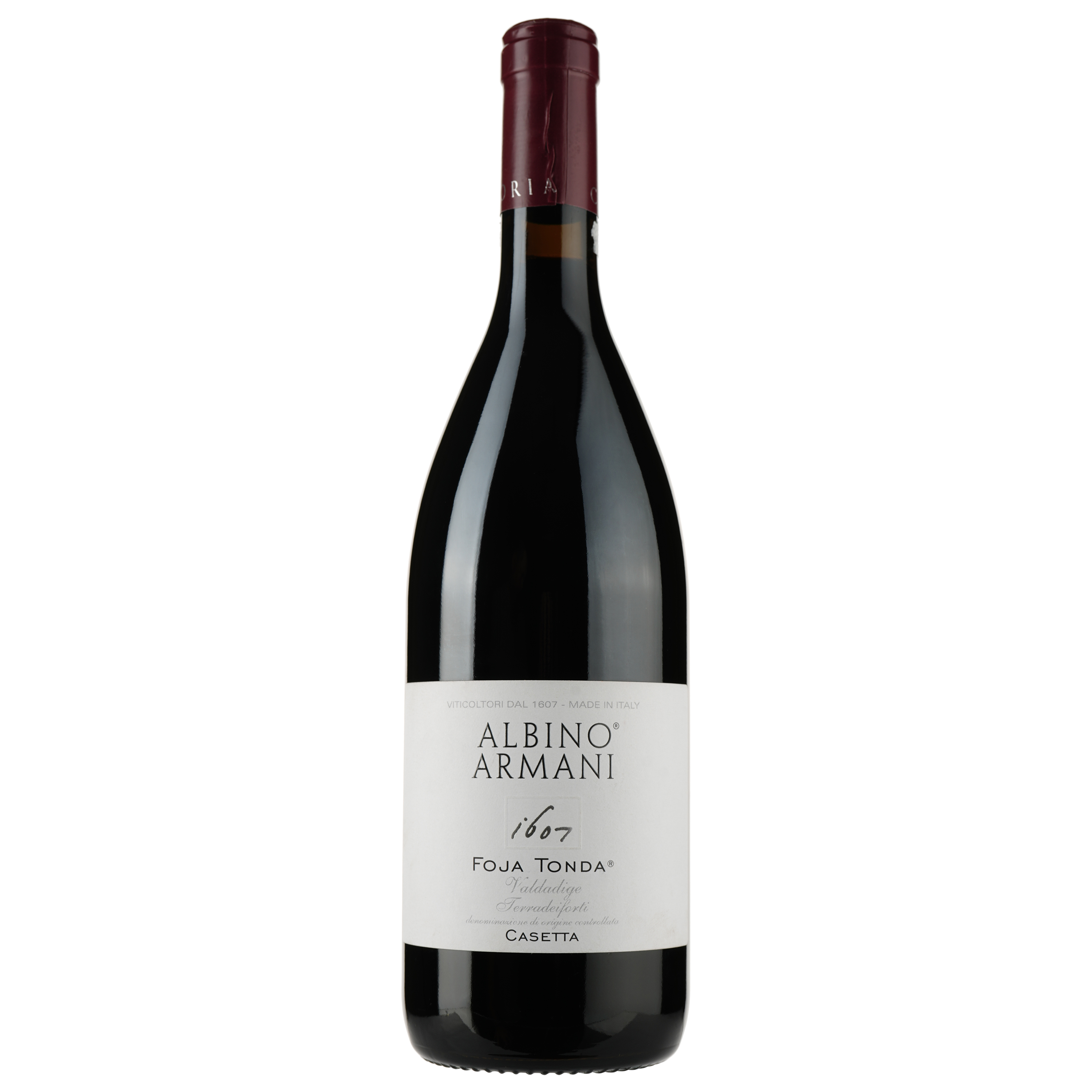 Вино Albino Armani Foja Tonda Casetta Valdadige Terradeiforti DOC, красное, сухое, 13%, 0, 75 л - фото 1