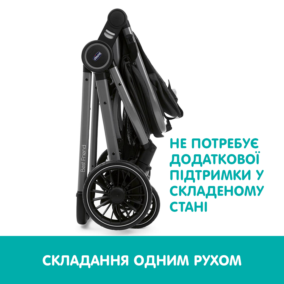 Прогулочная коляска Chicco Best Friend Pro, розовый (79866.20) - фото 8