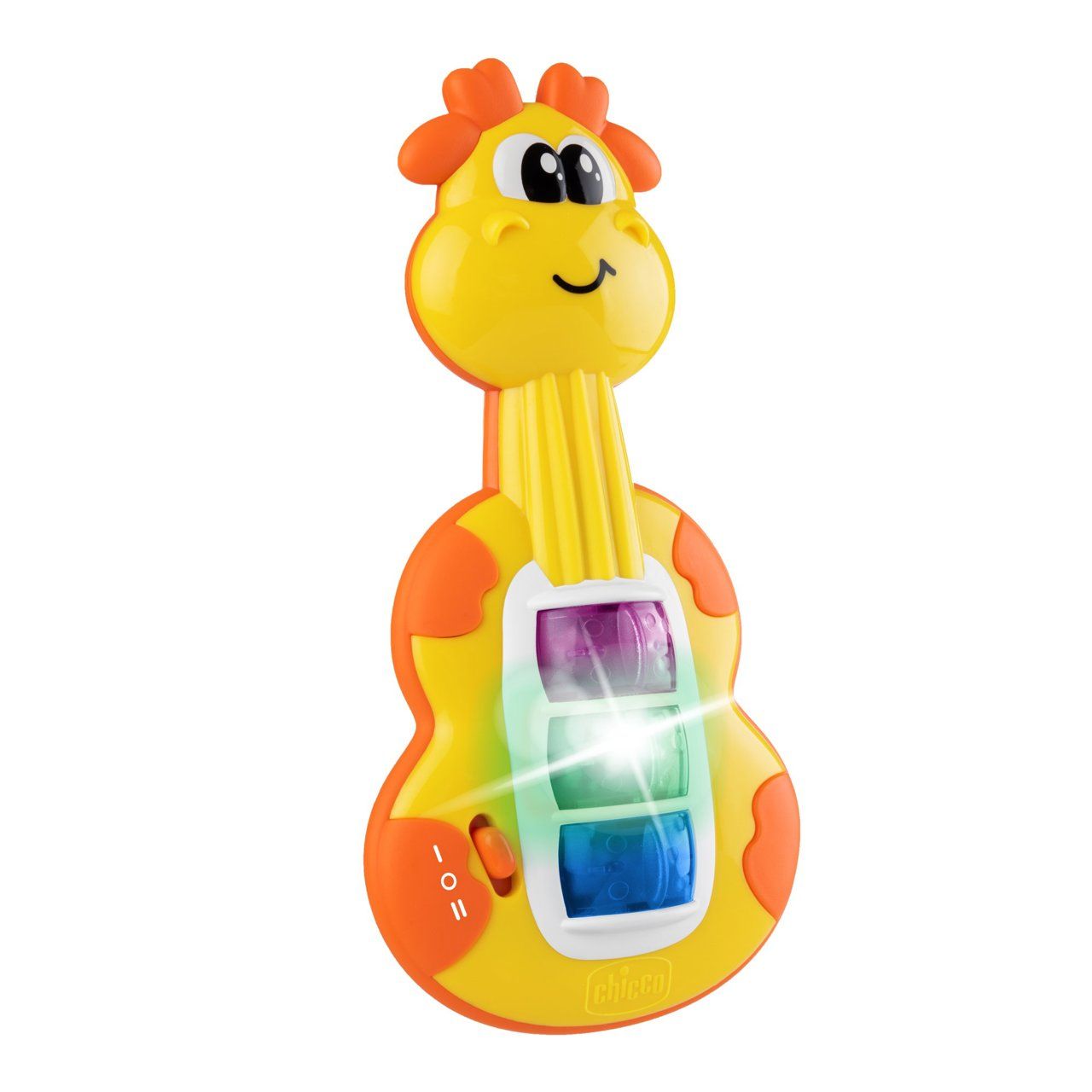 Игрушка музыкальная Chicco Мини гитара, со световыми эффектами, желтый (11160.00) - фото 2