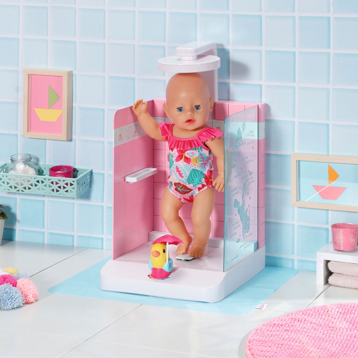 Автоматична душова кабіна для ляльки Baby Born Купаємось з качечкою (830604) - фото 12