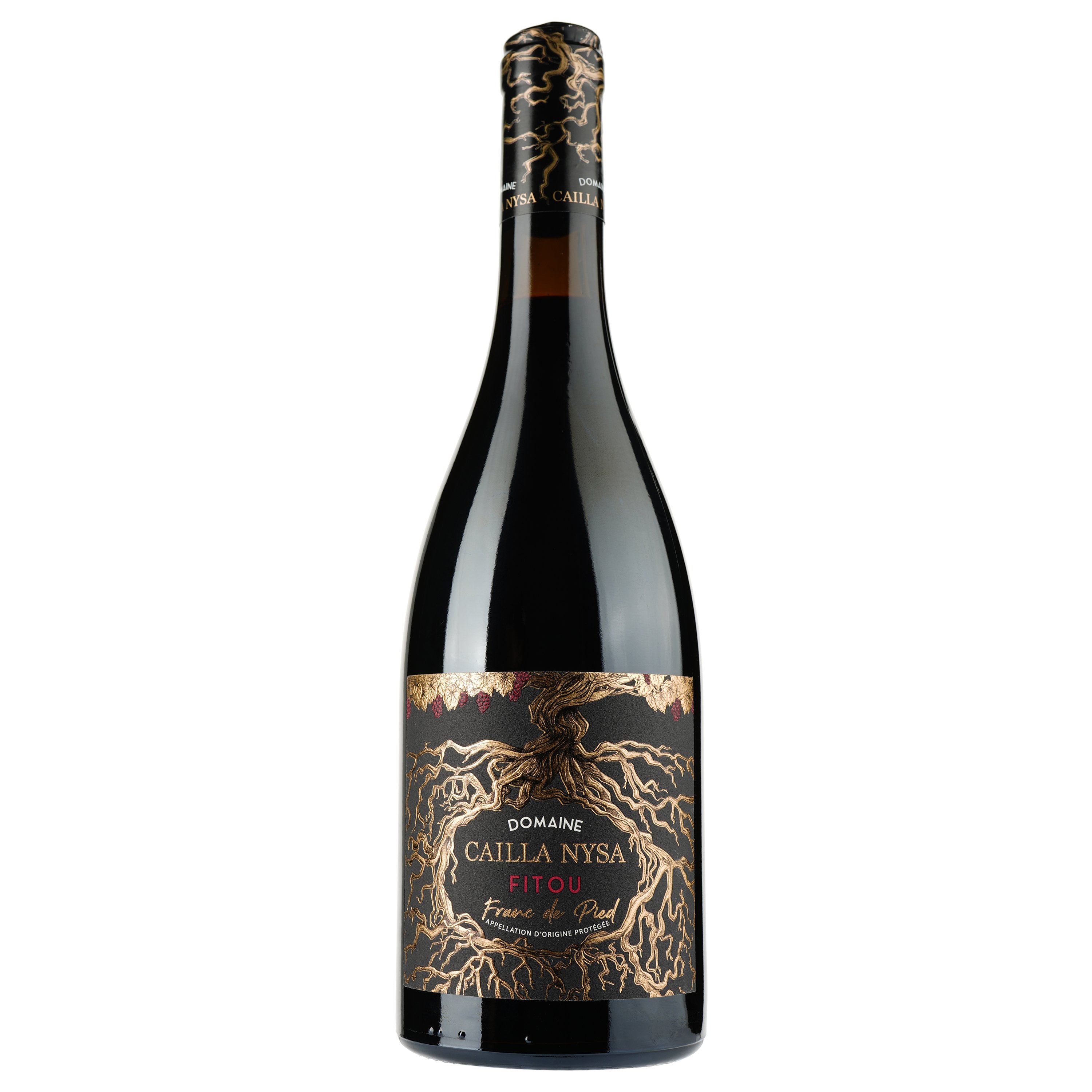 Вино Domaine Cailla Nysa 2019 AOP Fitou, красное, сухое, 0.75 л - фото 1