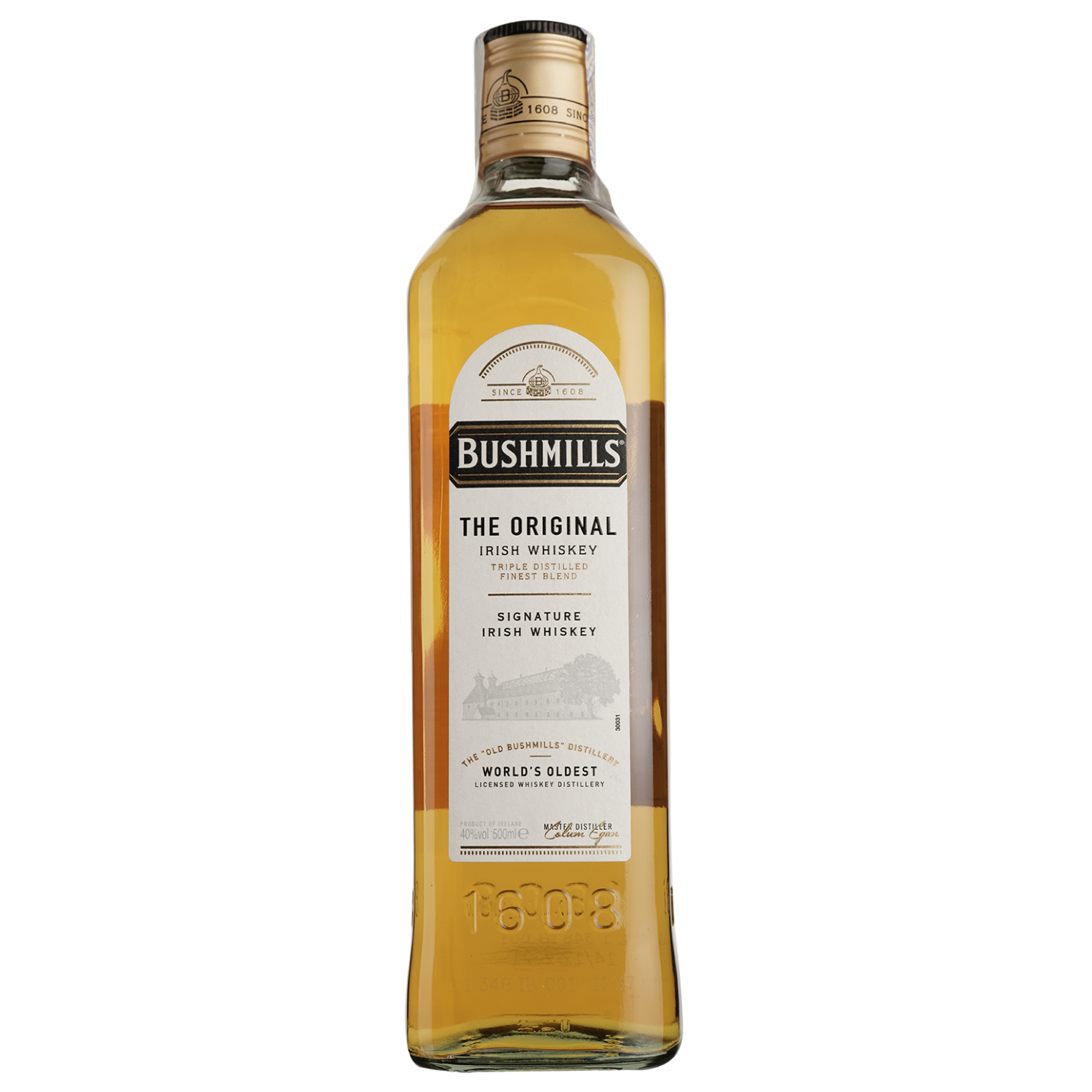 Виски Bushmills Original Irish Whiskey, 40%, 0,5 л (598058) - фото 1