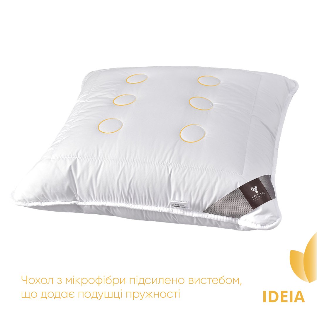 Подушка Ideia Air Dream Exclusive, 70х70 см, білий (8-11588) - фото 3