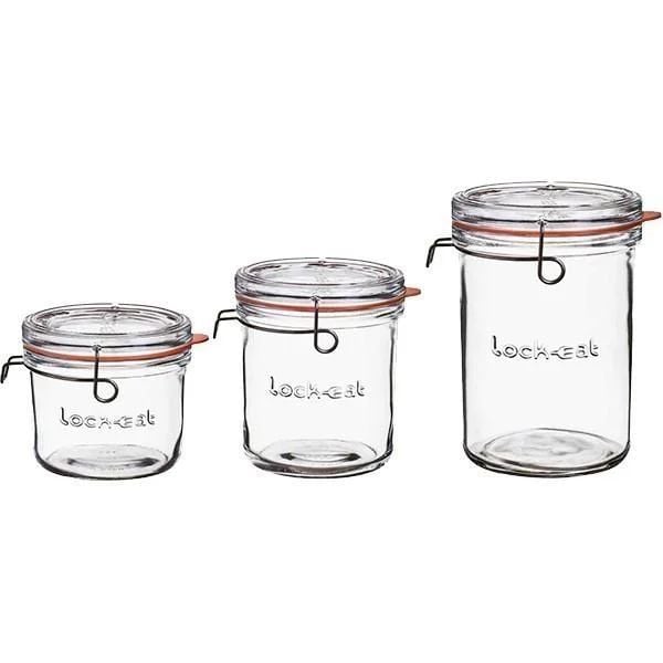 Набір ємностей для зберігання продуктів Luigi Bormioli Lock-Eat 3 предмета (A12400S0102L990) - фото 1