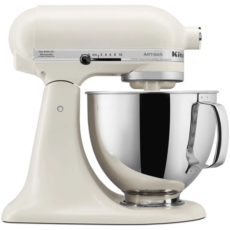 Планетарний міксер KitchenAid Artisan 4.8 л білий (5KSM125EPL) - фото 1