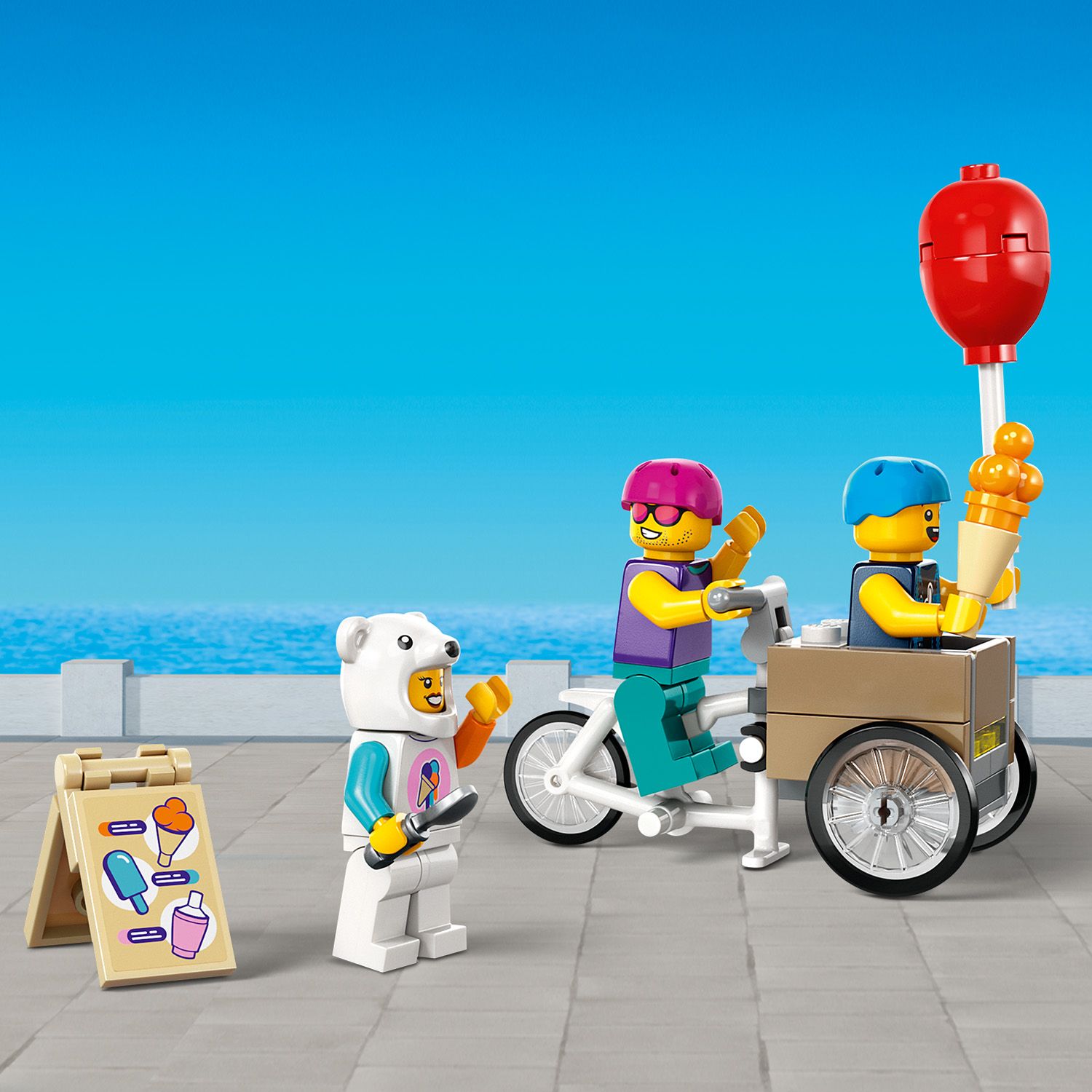 Конструктор LEGO City Магазин мороженого, 296 деталей (60363) - фото 7