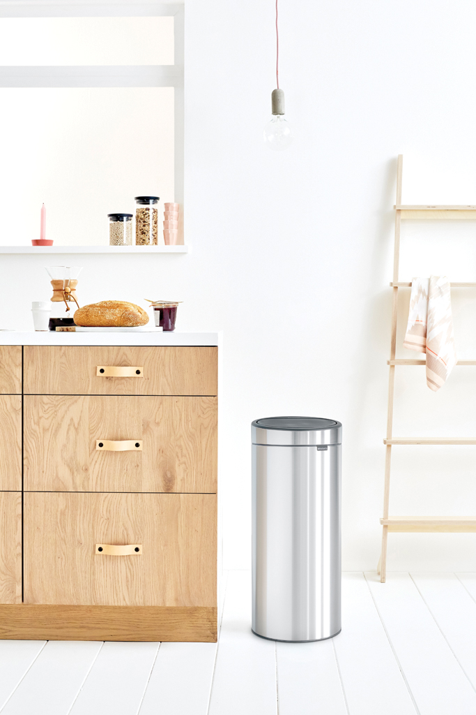 Бак для сміття Brabantia Touch Bin, 30 л, сріблястий (115349) - фото 3