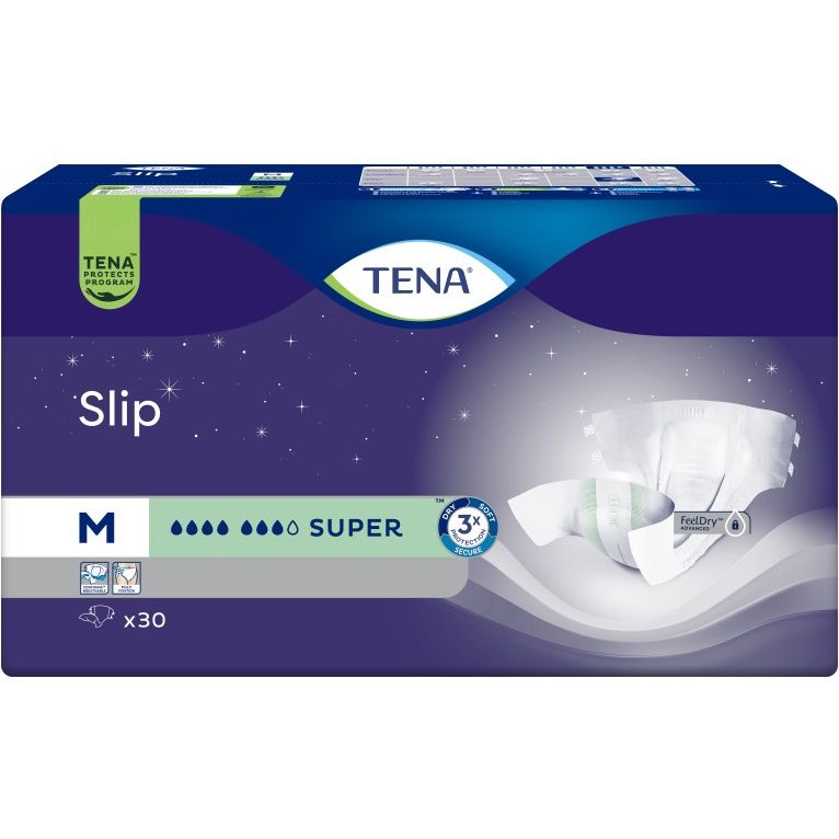Подгузники для взрослых Tena Slip Super Medium 30 шт. - фото 2