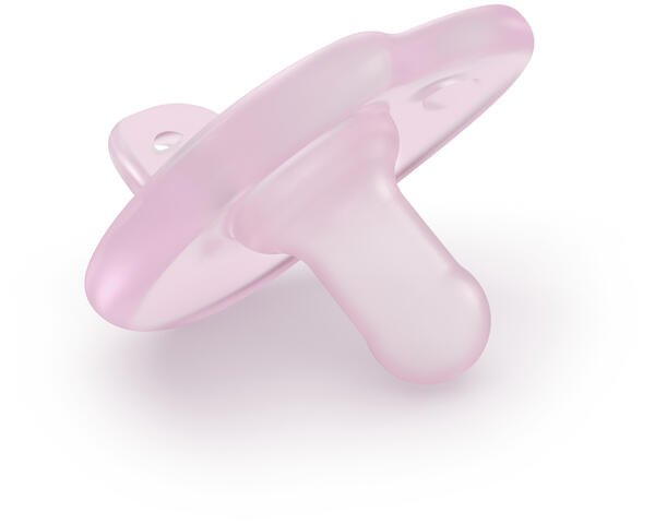 Пустушка силіконова Philips Avent Soothie для новонароджених, 0-6 місяців, рожевий, 2 шт. (SCF099/22) - фото 4