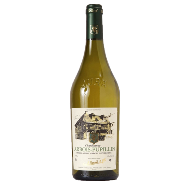 Вино Paul Benoit Chardonnay Arbois-Pupillin, белое, сухое, 13,5%, 0,75 л - фото 1