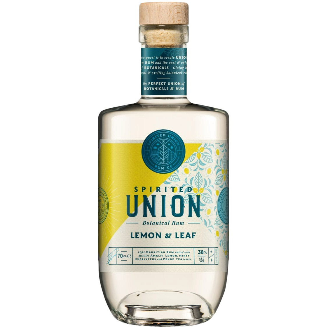 Ром Spirited Union Lemon & Leaf Botanical Rum 38% 0.7 л - фото 1