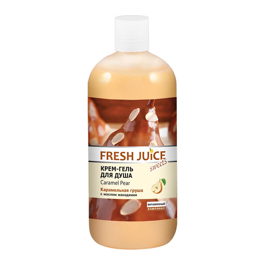 Крем-гель для душа Fresh Juice Caramel Pear, 500 мл - фото 1