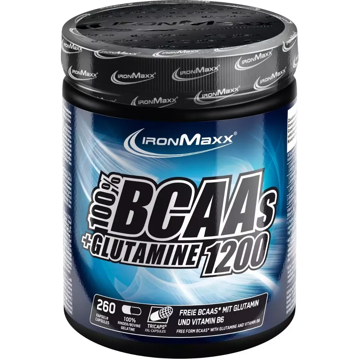 Аминокислота IronMaxx BCAA´s + Glutamine 1200, 260 капсул - фото 1