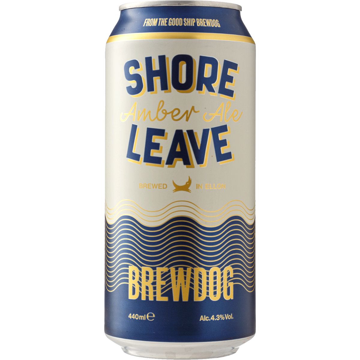Пиво BrewDog Shore Leave светлое 4.3% 0.44 л ж/б - фото 1