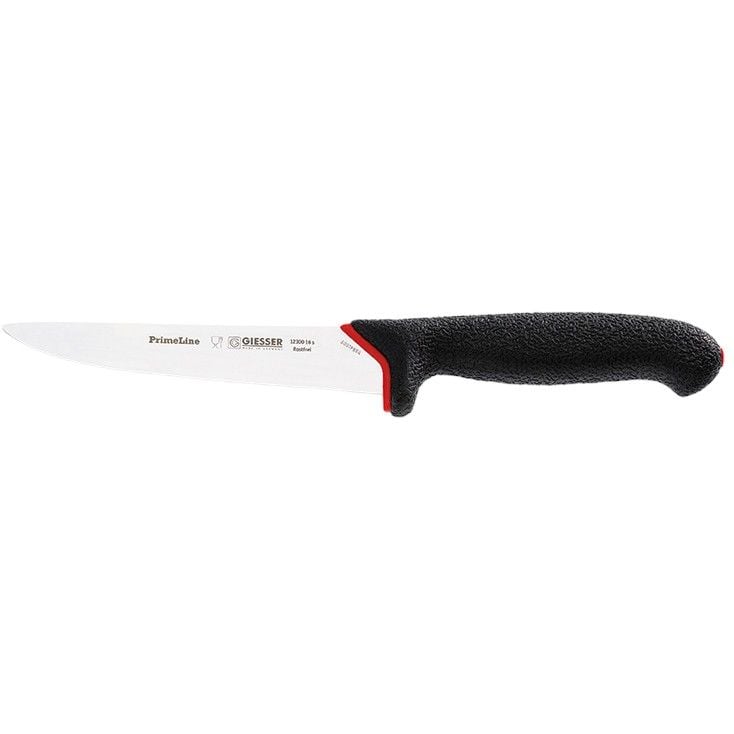 Кухонный нож разделочный Giesser 160 мм Черно-красный 000291526 - фото 1